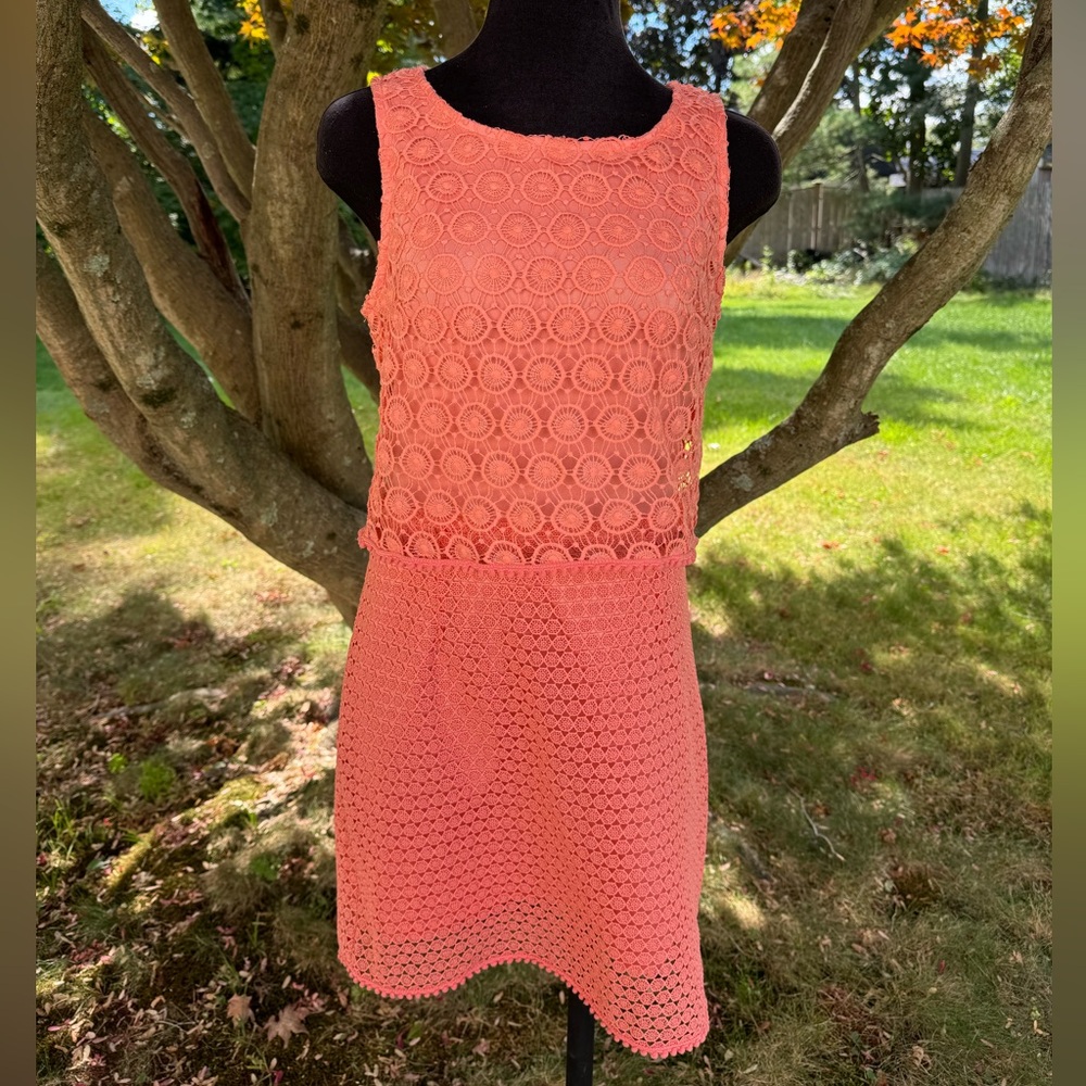 Francesca’s peach dress EUC